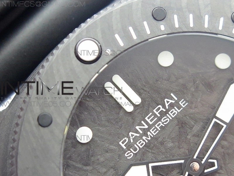 PAM979 Carbotech VSF 1:1 Best Edition Carbon Dial on Rubber Strap P.9010 Clone
